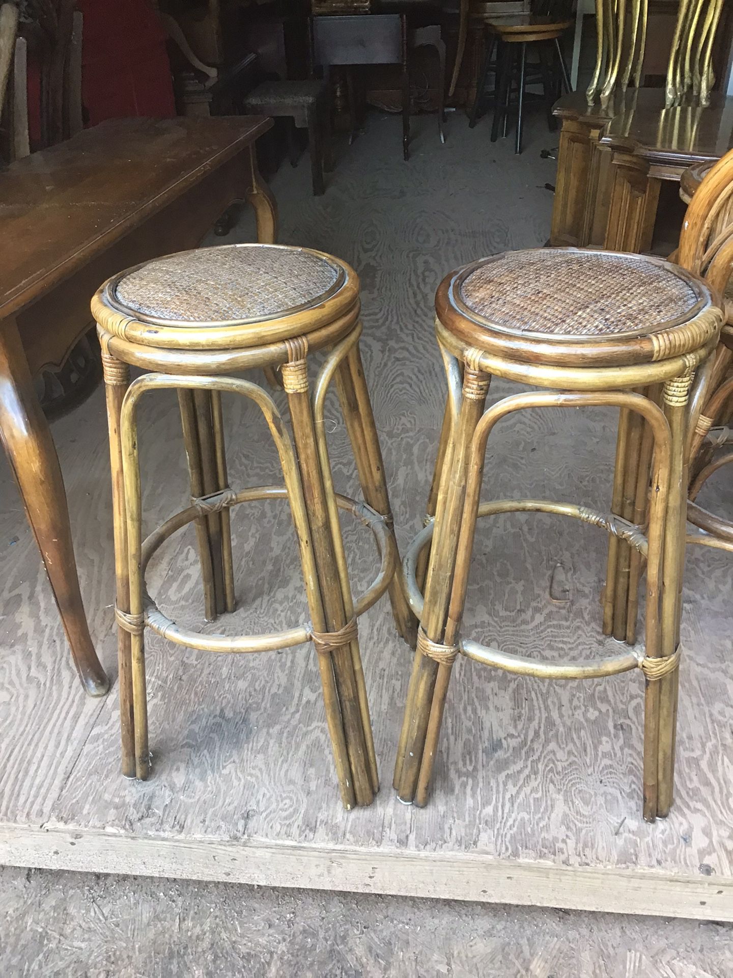 A Pair Of Barstools 