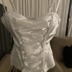 White Corset From Spirit Halloween 