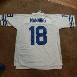 NFL Jersey Size XL Number 18 Name MANNING. 
