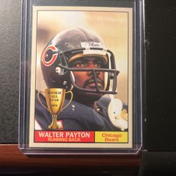 Walter Payton 2 Card Collection