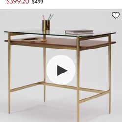 West Elm mid-century modern desk