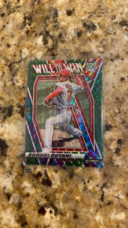 Shohei Ohtani Mosaic Will to Win Baseball Card