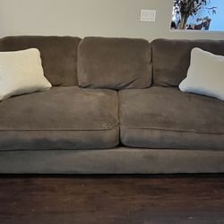 Ashley Soft Brown Sofa