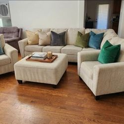 Large Ashley Furniture Sectional Set – Excellent Condition!