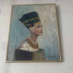 Egyptian Signed Painting 