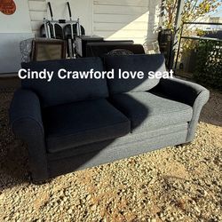 Cindy Crawford Loveseat & Recliner Chair 