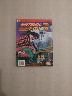 Nintendo Power Magazine # 97 Clay Fighter 63 â…“
