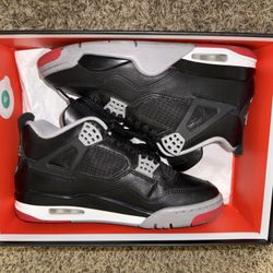 Jordan 4 “Bred Reimagined” Size 8.5 Men’s 