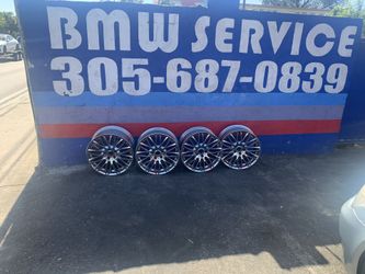 20 inch BMW Chrome wheels