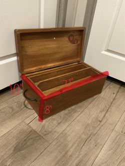 Antique Wooden Tool Box $50 Firm Price Cash Or Zelle /South Austin by William Cannon Pick Up 