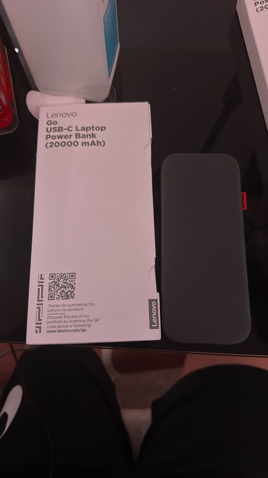 Portable Charger: Lenovo Go USB-C Laptop Power BANK( 20000)