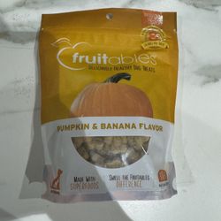 Fruitables Baked Pumpkin & Banana Dog Treats - 198g