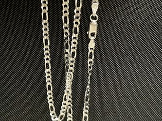 Italian Design Necklace - 24”  Sterling Silver 925 - Brand New Made In Italy 