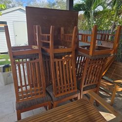 Free Solud Wood Dining Table