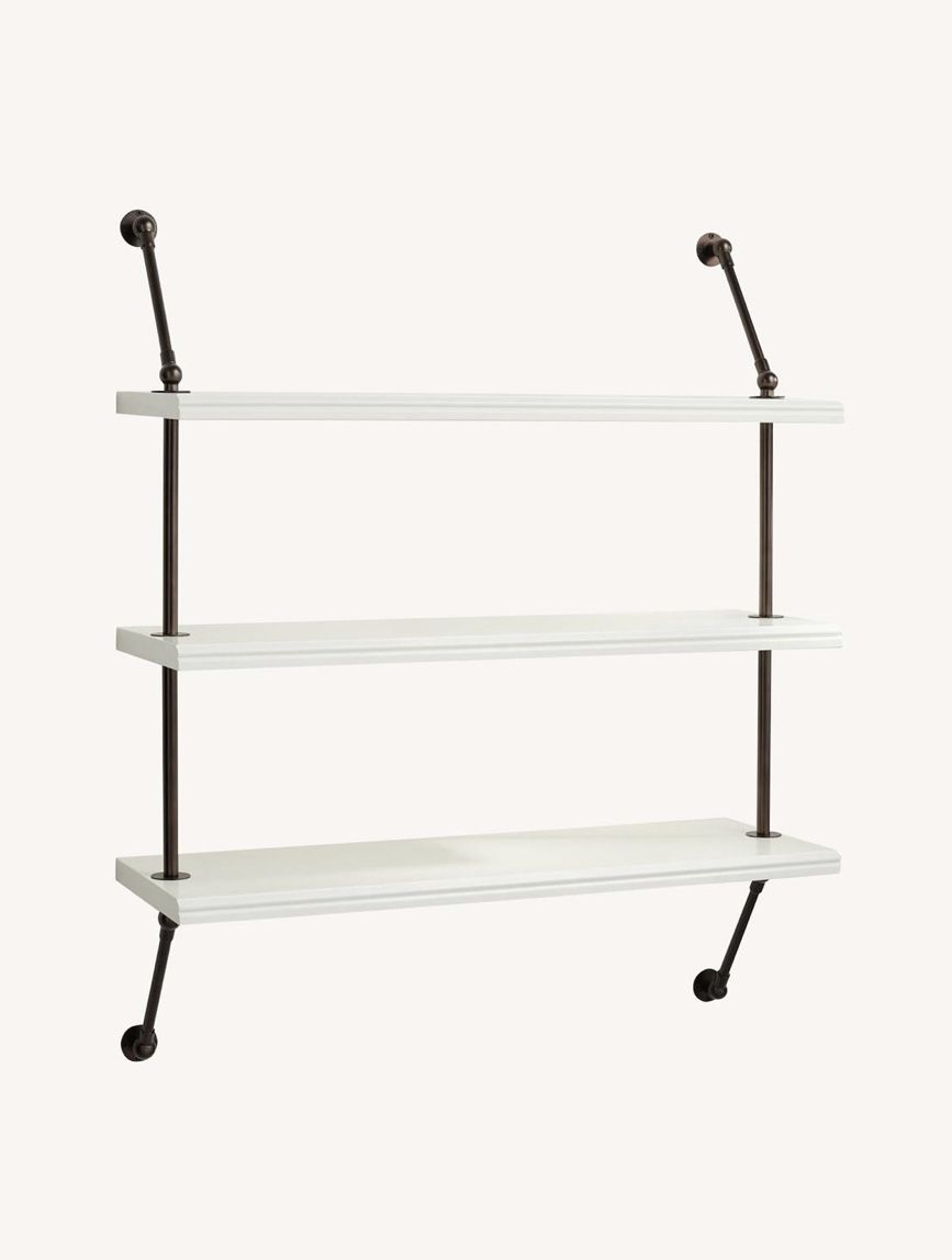 Pottery Barn Aubrey Ladder Wall Shelf / Bookshelves / Wall Shelves / Laundry Shelf / Bookshelf