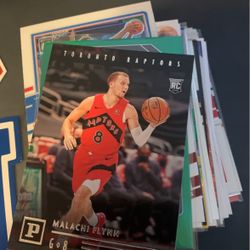 Random Stack Of NBA And NFL Cards