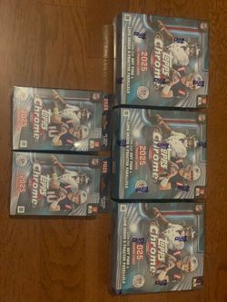 2025 TOPPS CHROME MEGA BOX & HANGER BOX NFL FOOTBALL