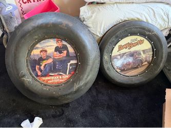 Signed Street Outlaws Drag Tires
