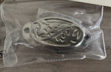 4 Pieces Pottery Barn Pewter  Hardware( New/still In Packaging)