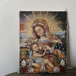 Religious art on canvas