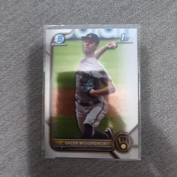 2022 Bowman Draft Chrome Jacob Misiorowski 1st Bowman #BDC-132 (RC)