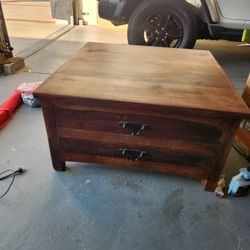 37" Square Coffee Table 