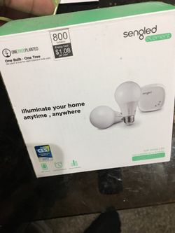 Sengled lightbulbs and hub app control lighting