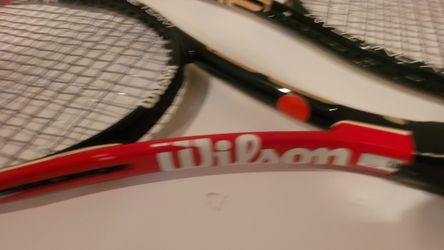 (2)Wilson Team Six One BLX Tennis Racket Classic Feel 4-3/8 Federer