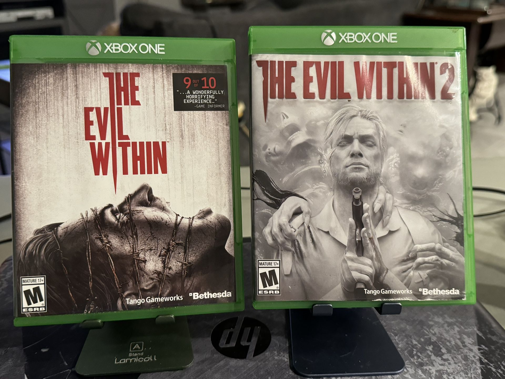 The Evil Within & The Evil Within 2 - Microsoft Xbox One. Complete & Tested. Clean discs