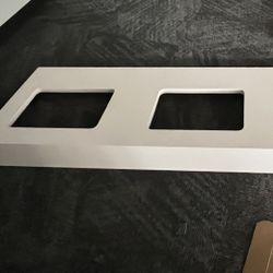 76” double sink floating