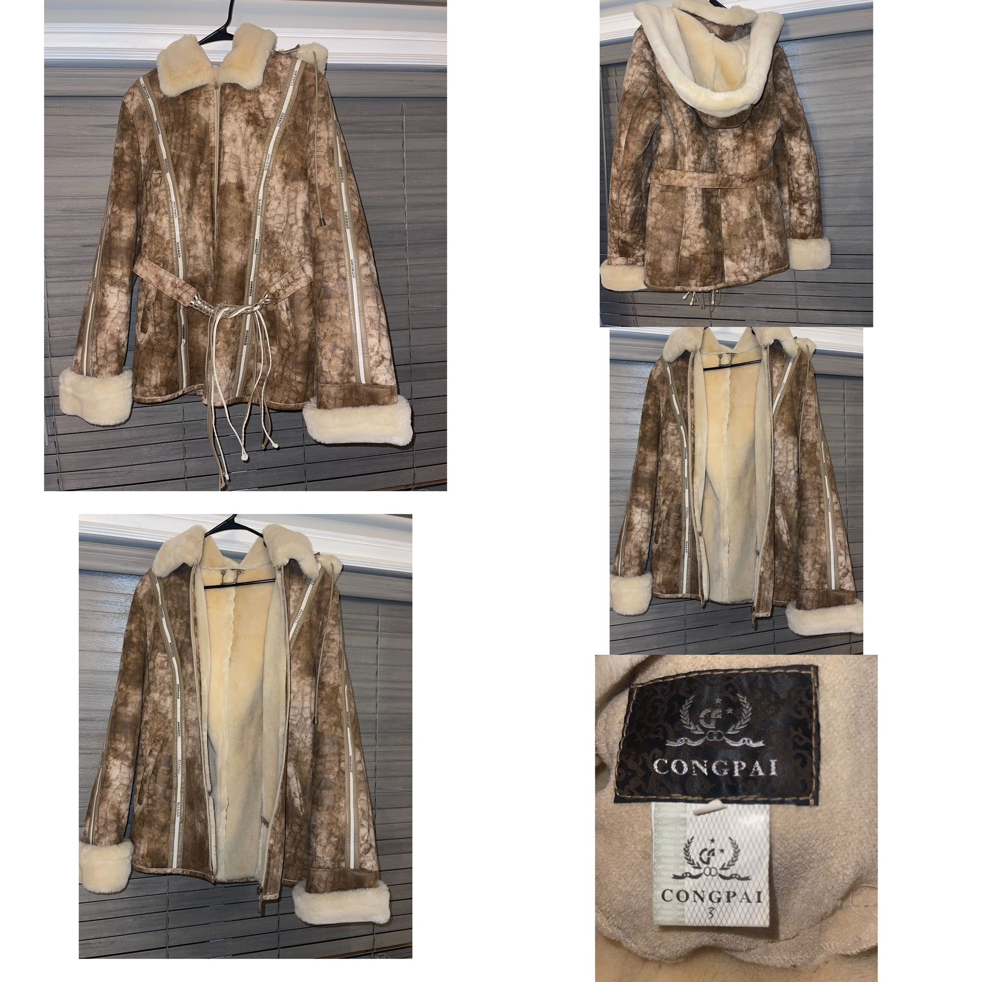 Sheep Fur Ladies Coat