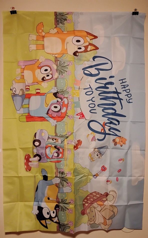 Bluey Banner 3 x 5 Ft NEW