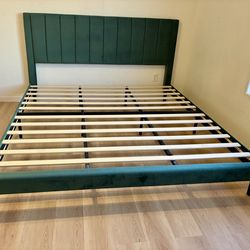King platform bed frame