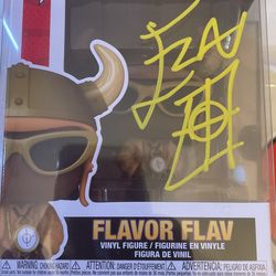 Flavor Flav Autographed Pop