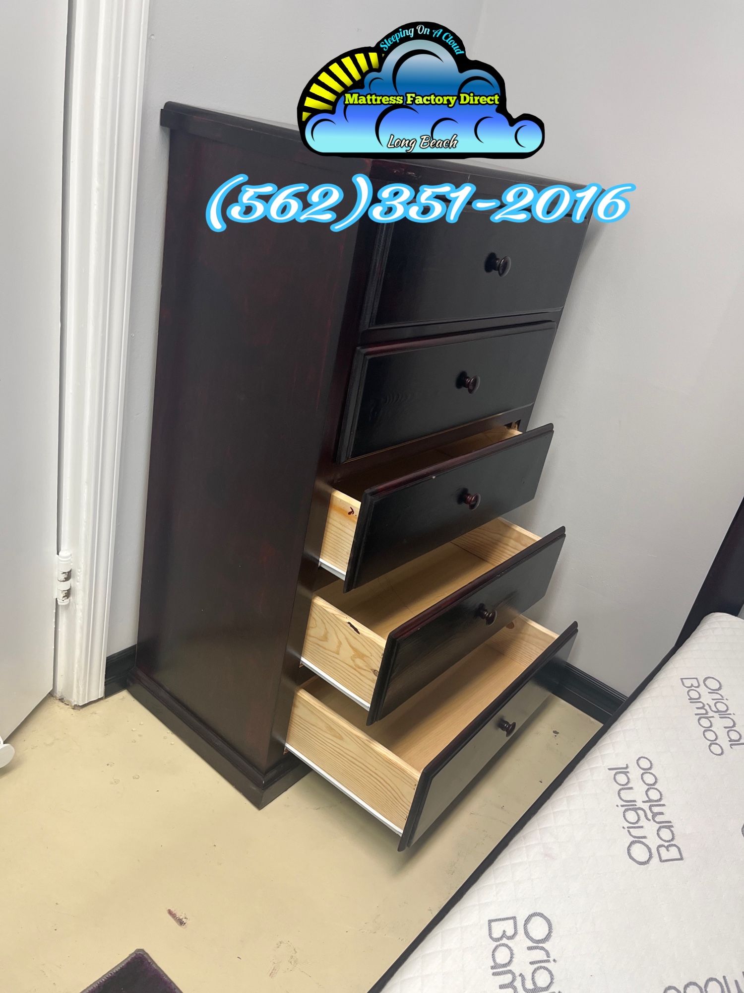 Five drawer Cherry Pinewood Cajonera Nueva Comoda