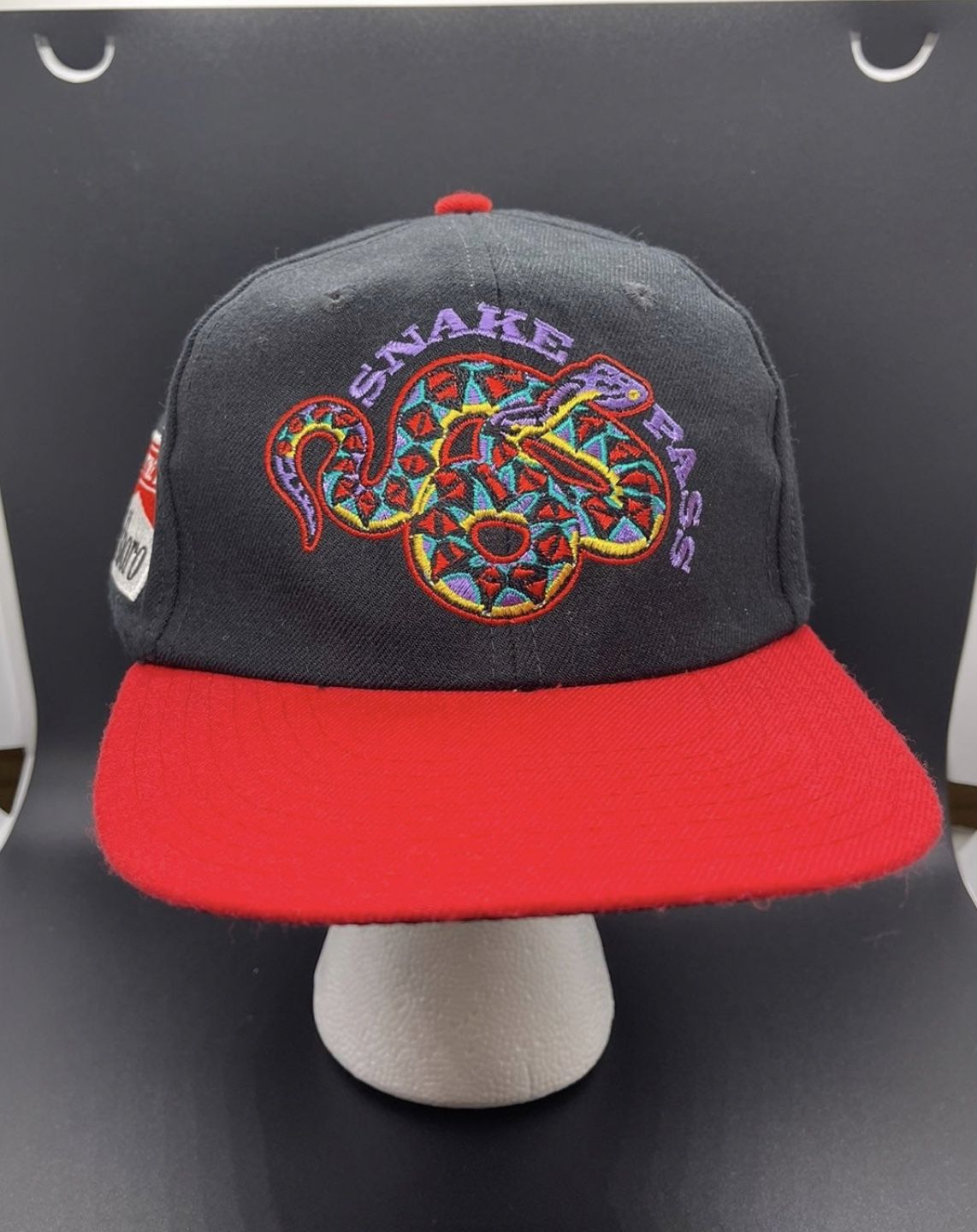 Vintage 90s Marlboro Snake Pass Strapback for Sale in San