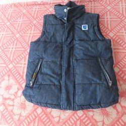 G-Star Raw Denim Puffer Vest Jacket Mens Size-Small