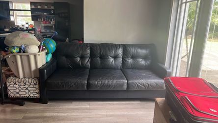 Leather 3 Seater