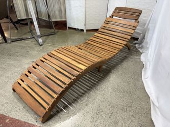 Acacia Open Slatted Outdoor Lounge Chair
