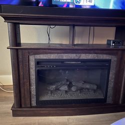 Electric Fireplace Media Console