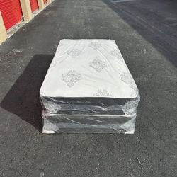 Twin Size Mattress Set – Medium Comfort – Available Today 🚚