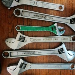 $70 OBO Adjustable Cresent Wrenchs 