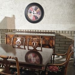 Antique Burkey And Gay Dining Set