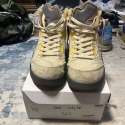 Off White Jordan 5 Sail