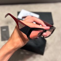 Prada PR09ZS Maroon Luxury Designer Sunglasses With Box And Case ✅