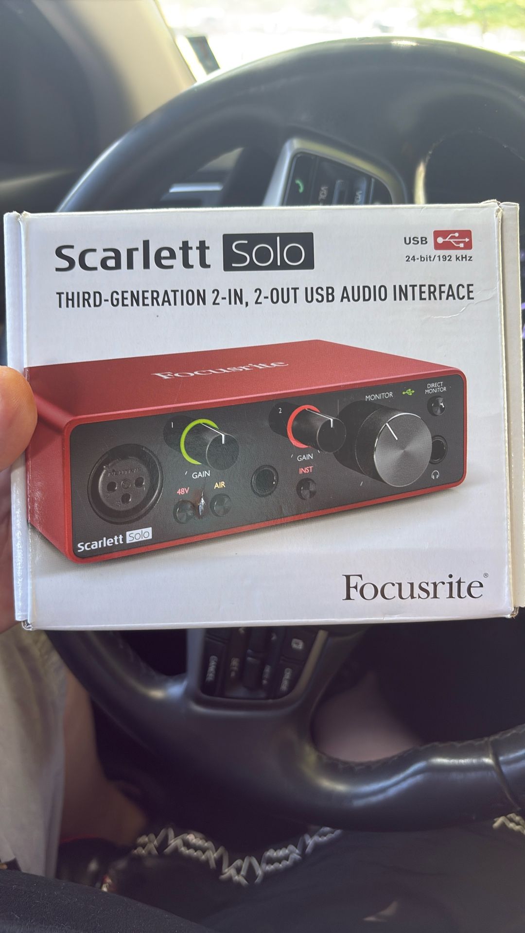 Scarlet Focusrite Third Generation 2 In, 2 Out USB Audio Interface