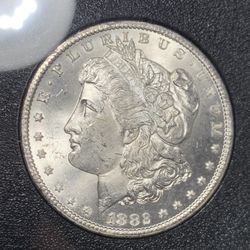 1882 CC Morgan Silver Dollar W/ BOX & COA High Grade