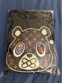 Men’s 3XL Kanye Graduation Bear Louie V Black Hoodie 3X XXXL XXX
