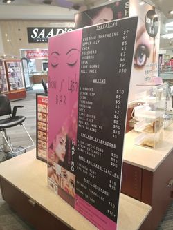 Eyebrow Threading, Eyelash Extensions, Eyelash lifting, Brow and Lash Tinting, Henna Tattoos and much more.