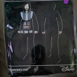 Star Wars Darth Vader Adult Onesie (BOTH S/M and L/XL)